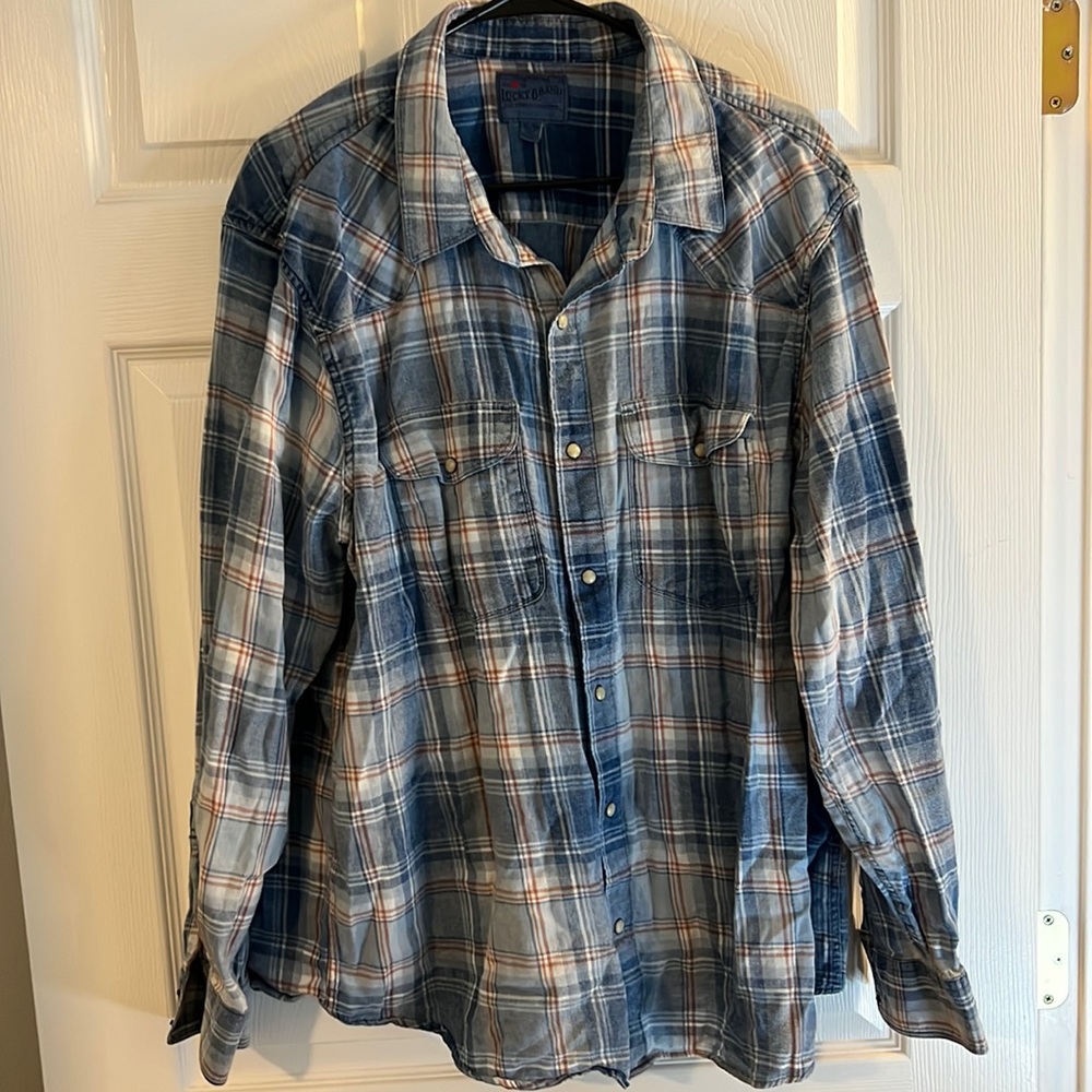 Soft Lucky Brand Flannel - XL